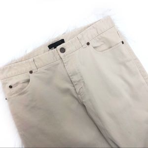 The Limited Stretch Khaki Capris size 10